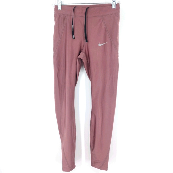 Nike Women's Power Speed 7/8 Tights Mauve Small - Picture 4 of 16